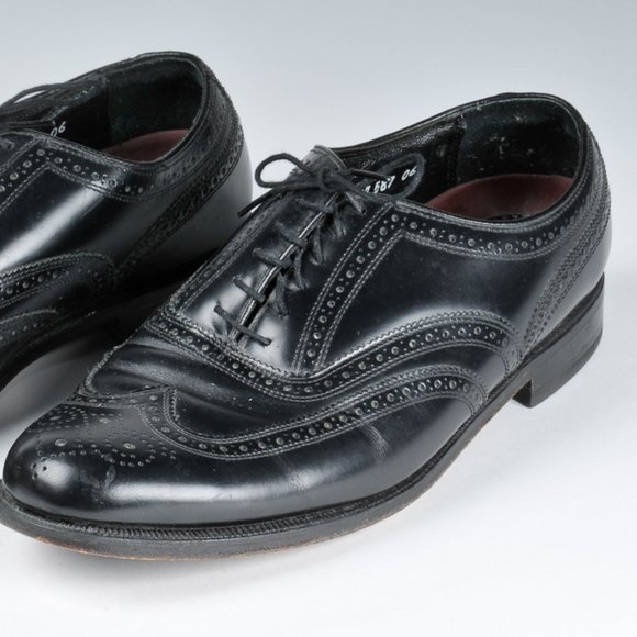 Mens Florsheim Lexington Wing Tip  Oxford Shoe Size 9 1/2 EEE {EX+} - Picture 3 of 8